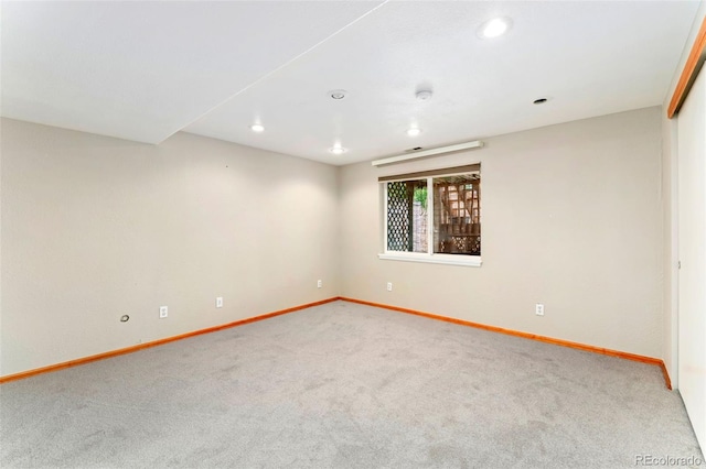 11335 W 54th Ln, Arvada, CO 80002 - empty room featuring carpet flooring, baseboards, and recessed lighting
