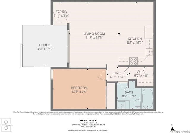 3663 S Sheridan Blvd Unit L6, Denver, CO 80235 - view of room layout