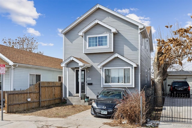 4445 Pearl St, Denver, CO 80216 - view of front of house with driveway