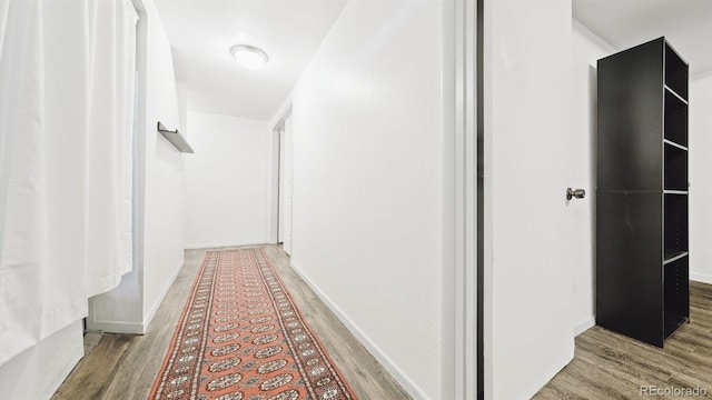 677 Vrain St Unit 15, Denver, CO 80204 - hallway featuring wood finished floors