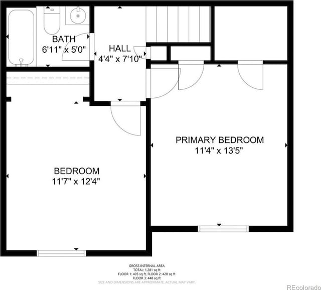 677 Vrain St Unit 15, Denver, CO 80204 - home floor plan