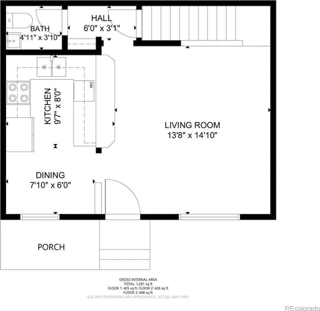 677 Vrain St Unit 15, Denver, CO 80204 - room layout