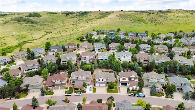 10683 Amesbury Way, Highlands Ranch, CO 80126 - aerial perspective of suburban area