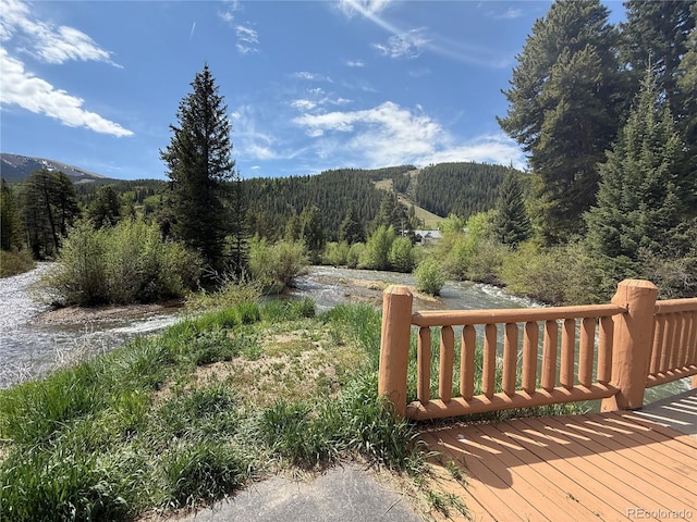 23004 US Highway 6 Unit 103, Dillon, CO 80435 - mountain view featuring a forest