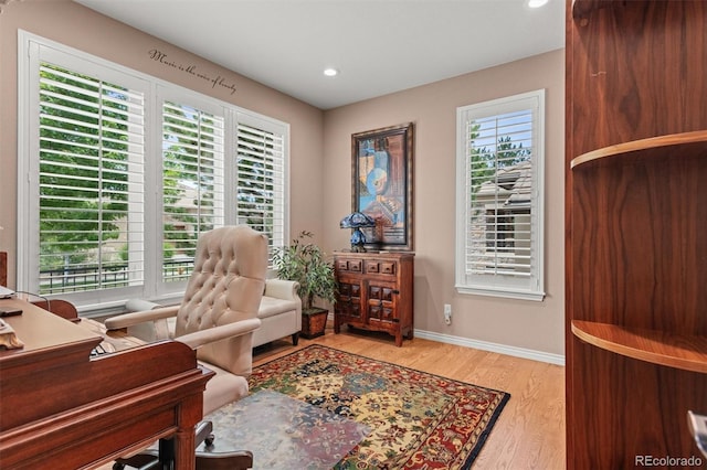8070 W Progress Cir, Littleton, CO 80123 - office with wood finished floors and recessed lighting