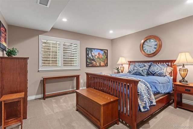 8070 W Progress Cir, Littleton, CO 80123 - bedroom with light carpet and recessed lighting