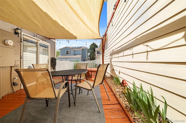 4713 Perth St, Denver, CO 80249 - view of patio with outdoor dining area and a deck