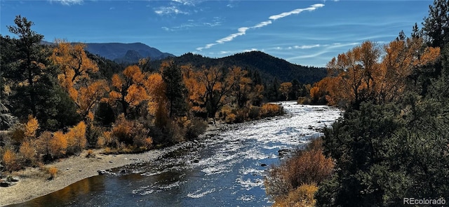 view of mountain feature