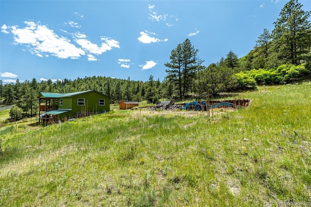 435 Sourwood Ln, Canon City, CO 81212 - view of yard featuring a wooded view