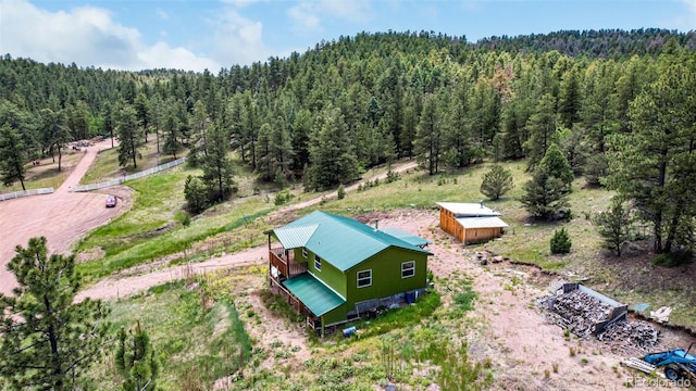 435 Sourwood Ln, Canon City, CO 81212 - view from above of property featuring a forest
