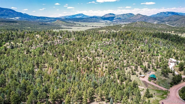 435 Sourwood Ln, Canon City, CO 81212 - drone / aerial view of a mountain backdrop