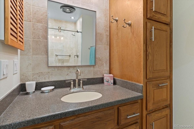 534 E 7th Ave Unit 101, Denver, CO 80203 - bathroom with vanity and a shower