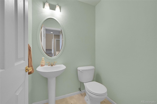 4006 E Geddes Cir, Centennial, CO 80122 - half bathroom with toilet and baseboards