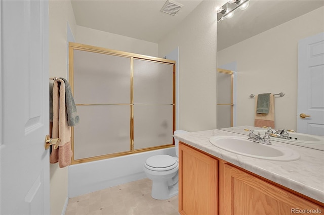 4006 E Geddes Cir, Centennial, CO 80122 - full bath with vanity, combined bath / shower with glass door, and tile patterned floors