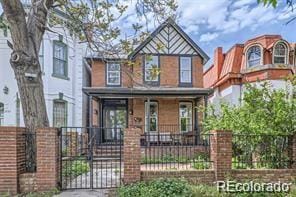 view of front of home with a porch