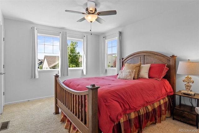 2192 Paint Pony Cir, Castle Rock, CO 80108 - bedroom featuring carpet floors and ceiling fan