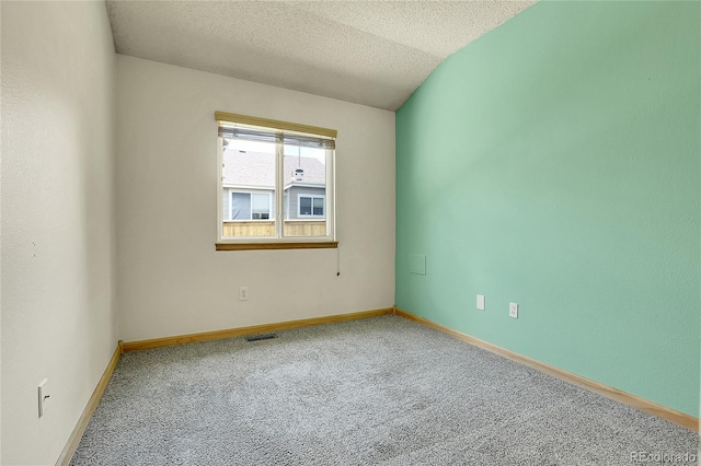 8376 Cobblestone St, Highlands Ranch, CO 80126 - carpeted empty room featuring a textured ceiling and baseboards