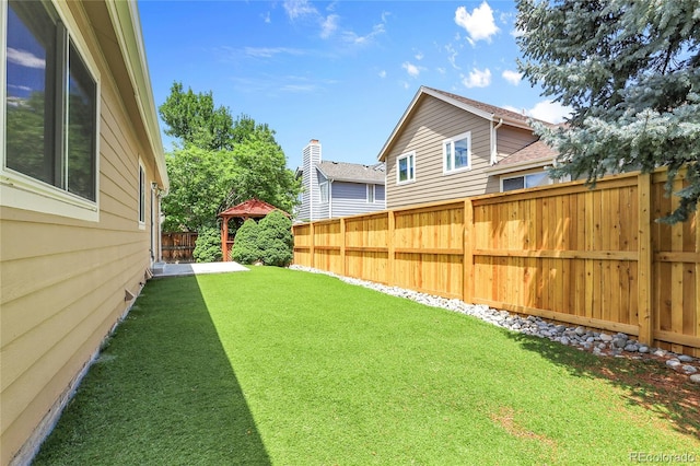 8376 Cobblestone St, Highlands Ranch, CO 80126 - fenced backyard with a gazebo