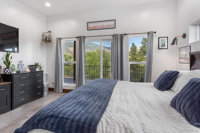 16985 County Road 306, Buena Vista, CO 81211 - bedroom with access to outside and recessed lighting