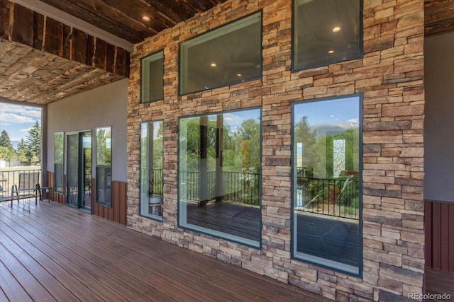 16985 County Road 306, Buena Vista, CO 81211 - view of wooden terrace