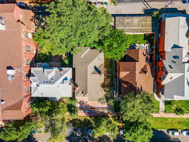 bird's eye view featuring a residential view