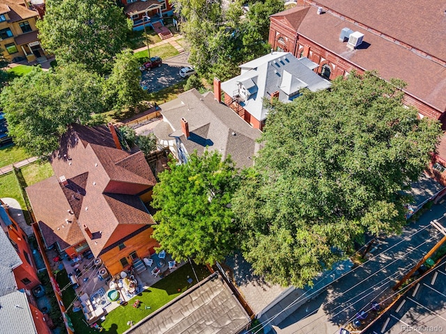 bird's eye view featuring a residential view