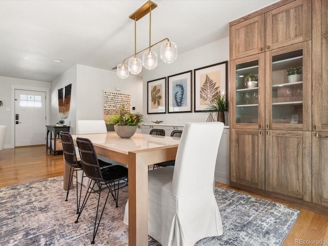 3560 S Glencoe St, Denver, CO 80237 - dining room with light wood-type flooring