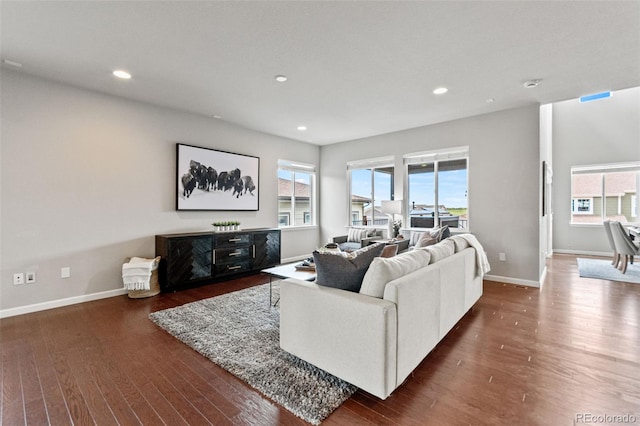 18180 W 84th Pl, Arvada, CO 80007 - living room with wood finished floors and recessed lighting