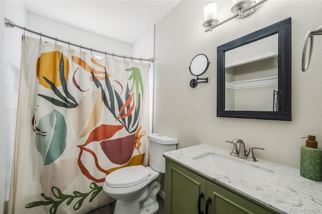 2240 Flintwood Dr, Colorado Springs, CO 80910 - bathroom featuring vanity and a shower with curtain