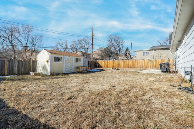 2240 Flintwood Dr, Colorado Springs, CO 80910 - fenced backyard with a storage unit