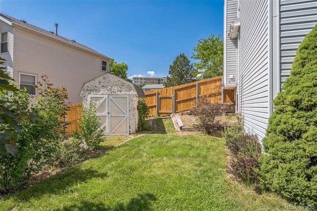 1826 Palm Dr, Colorado Springs, CO 80918 - fenced backyard featuring a storage unit