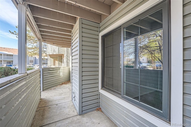 view of patio with covered porch