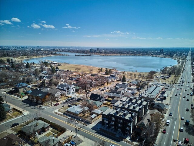 5128 W 26th Ave Unit 101, Denver, CO 80212 - aerial view with a water view