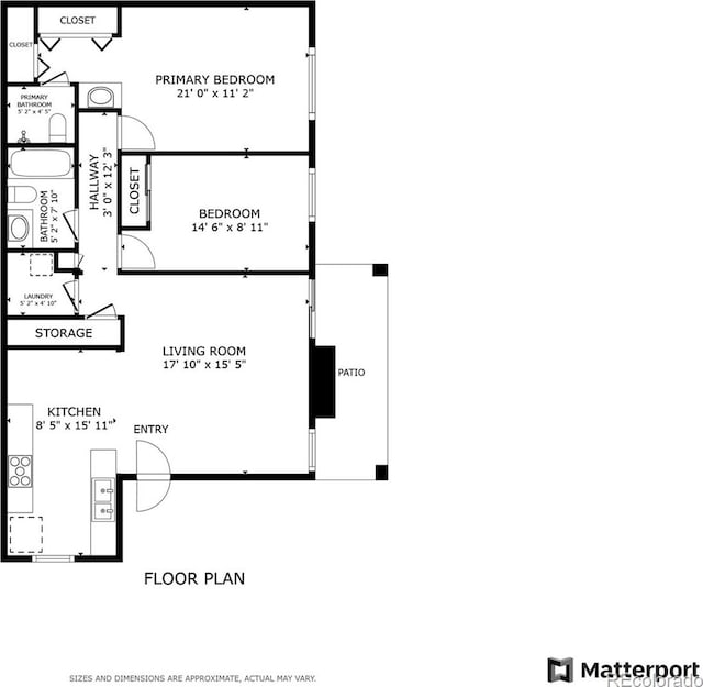 11941 Bellaire St Unit B, Thornton, CO 80233 - view of property floor plan