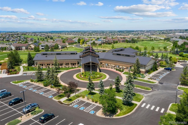 drone / aerial view featuring a residential view