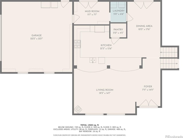 floor plan / room layout