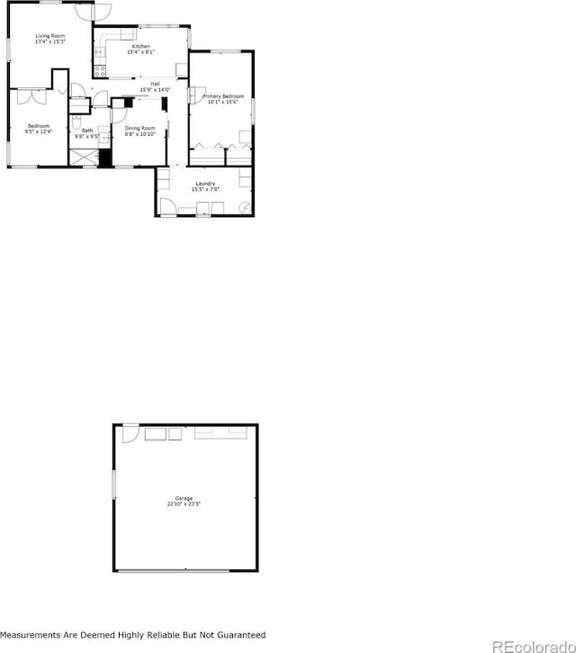 4389 S Sherman St, Englewood, CO 80113 - view of property floor plan