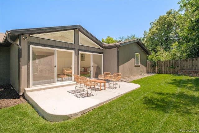 621 S Harrison Ln, Denver, CO 80209 - back of property featuring a patio area