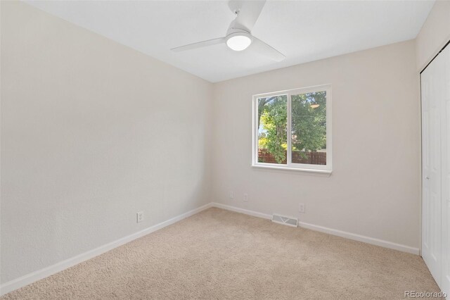 1205 W 101st Ave, Northglenn, CO 80260 - carpeted empty room featuring a ceiling fan and baseboards