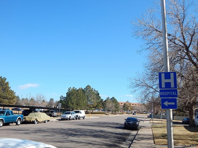 view of street featuring sidewalks