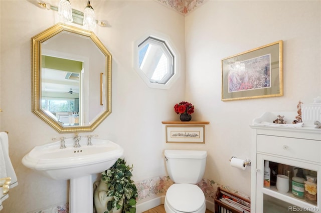 bathroom with toilet