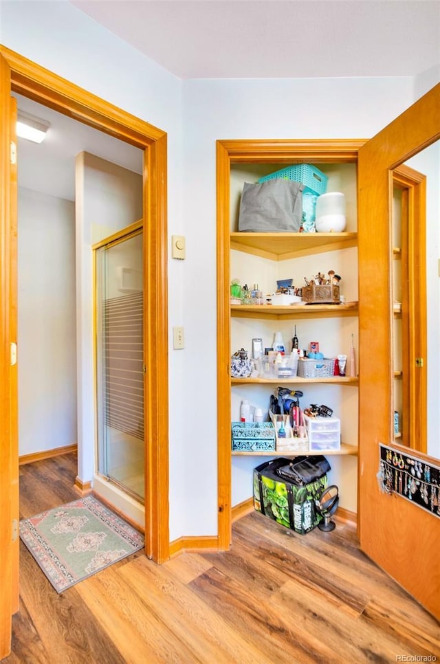 757 Thompson Park Rd, Fairplay, CO 80440 - detailed view of wood finished floors and baseboards
