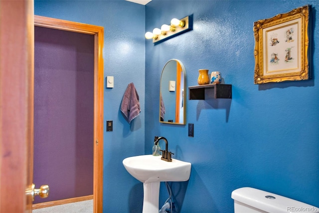 757 Thompson Park Rd, Fairplay, CO 80440 - bathroom with toilet and a sink