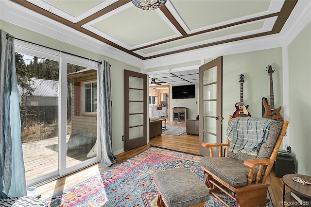 124 River Dr, Bailey, CO 80421 - sunroom / solarium with french doors
