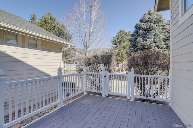 2608 S Troy Ct, Aurora, CO 80014 - view of wooden terrace