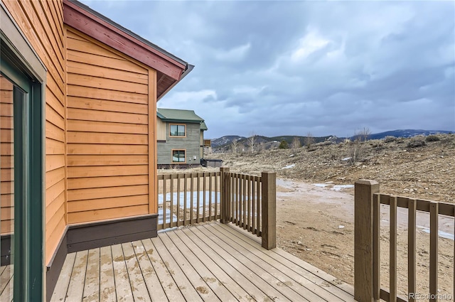 1103 Lupine Ln, Tabernash, CO 80478 - deck featuring a mountain view