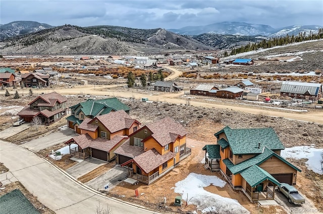 1103 Lupine Ln, Tabernash, CO 80478 - snowy aerial view featuring a mountain view