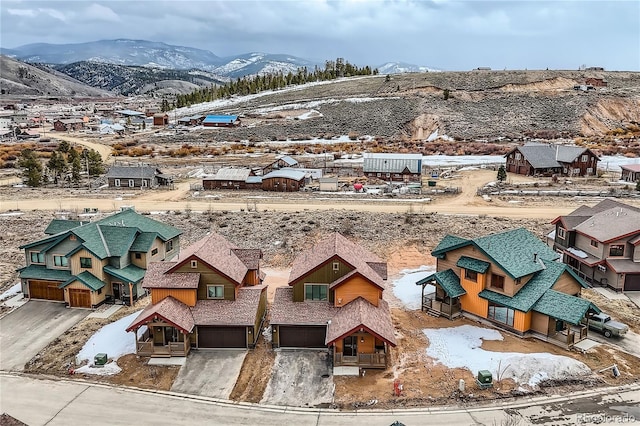 1103 Lupine Ln, Tabernash, CO 80478 - snowy aerial view with a mountain view