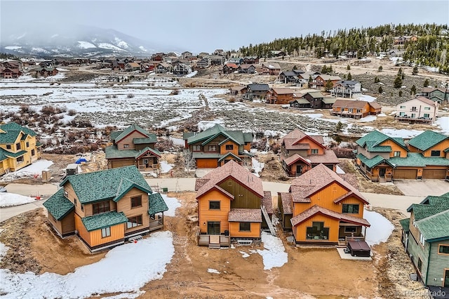 1103 Lupine Ln, Tabernash, CO 80478 - snowy aerial view with a residential view