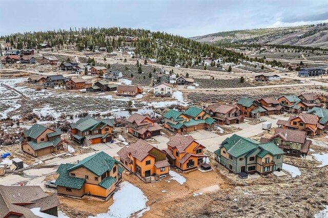 1103 Lupine Ln, Tabernash, CO 80478 - snowy aerial view with a residential view